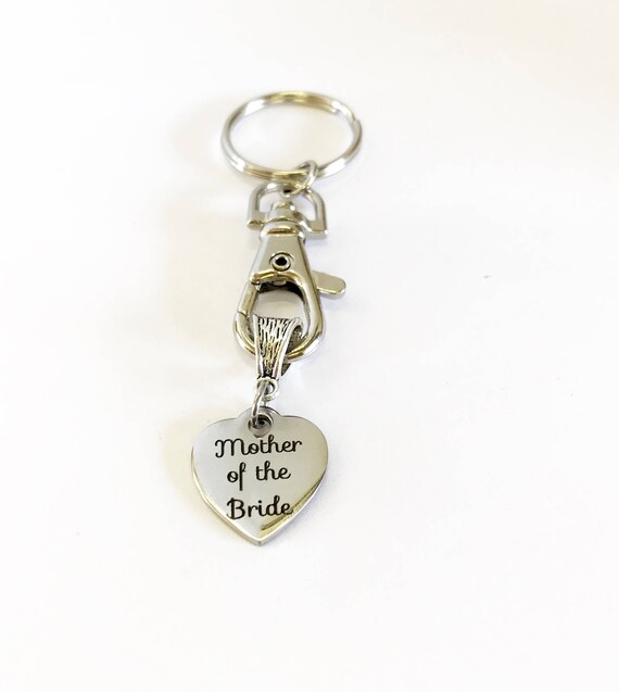 Mother Of The Bride Keychain, Wedding Party Gifts, Mother Of The Bride Gift, Gift For Mom, Convertible Jewelry Gifts For Her