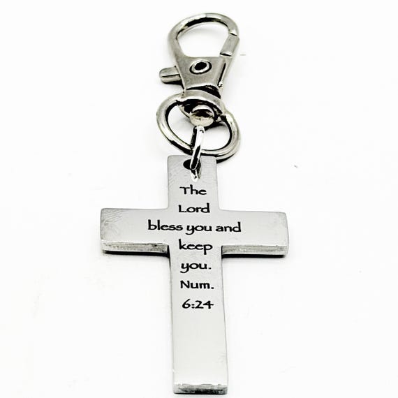 The Lord Bless You Num 6 24 Cross Charm