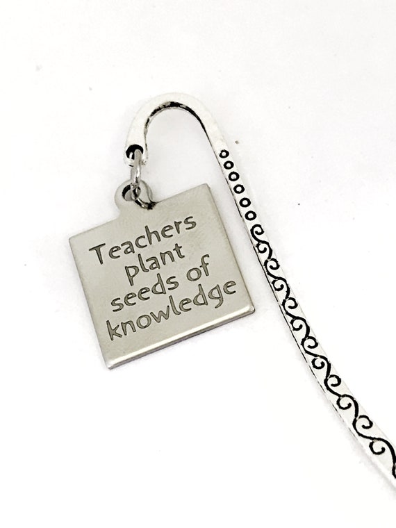 Teacher Bookmark, Teachers Plant Seeds Of Knowledge Bookmark, Teacher Gift, New Teacher Gift, Gift For Teachers, Favorite Teacher