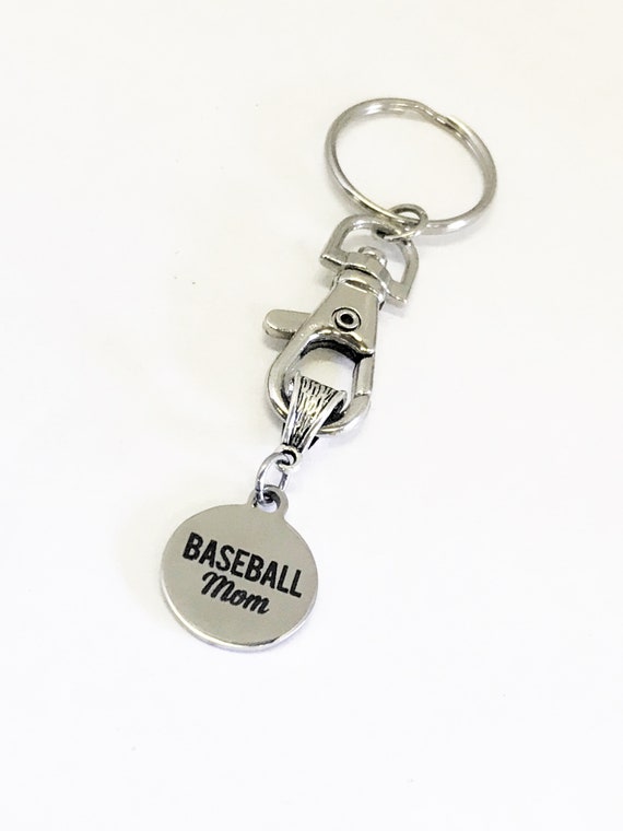 Baseball Mom Gifts, Baseball Mom Keychain, Gifts For Baseball Mom, Team Mom Gifts, Mother's Day Gift, Gift For Mom, Proud Baseball Mom