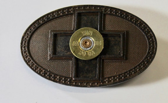 Rustic Finish Shotgun Shell Cross Belt Buckle, Southwestern Style, Gift For Her, Girlfriend Gift, Valentines Day Gift, Valentine Gift