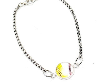 Pulsera para mamá de béisbol y sóftbol, varios deportes, mamá de béisbol, regalo para ella, mamá deportista, regalo para esposa, regalo para mamá, mamá deportista dual