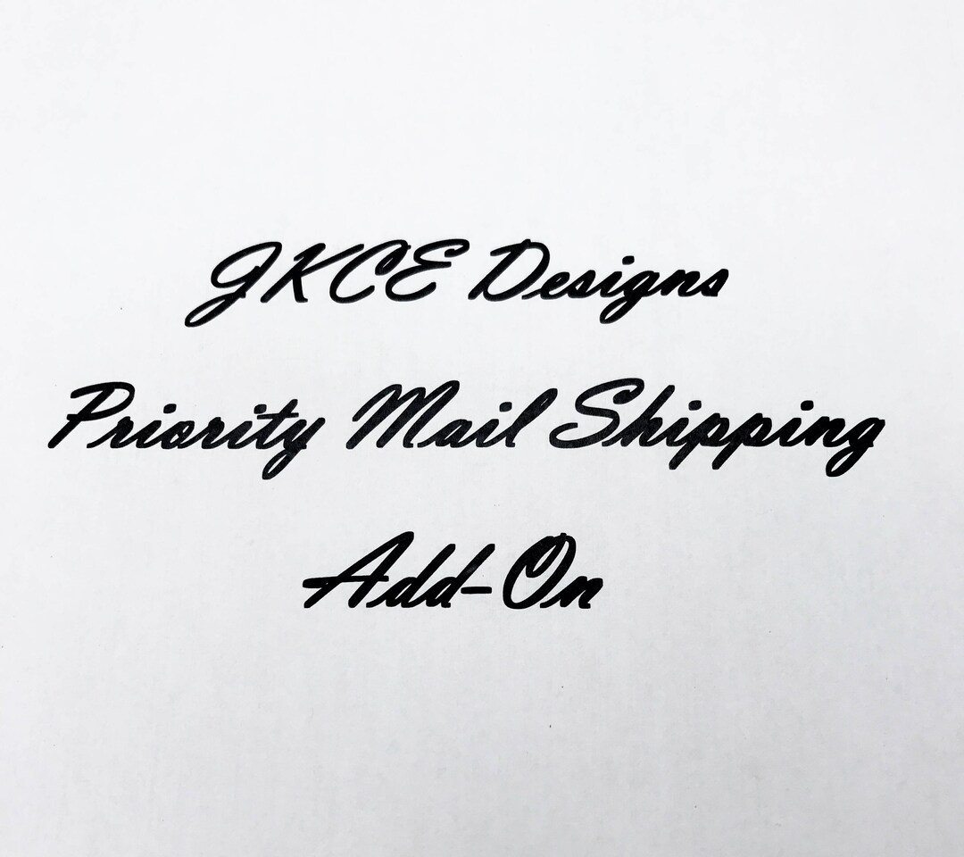 USPS Priority Mail Shipping Addon Etsy