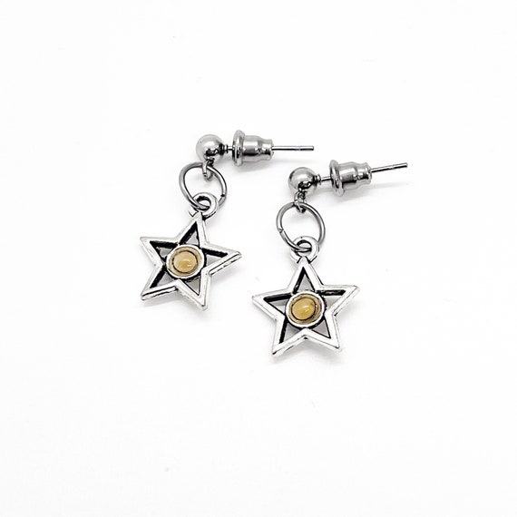 Mustard Seed Star Earrings,  Mustard Seed Jewelry, Matthew 17 20, Mustard Seed Faith Jewelry, Bible Verse Gift, Scripture Gifts, Faith Gift