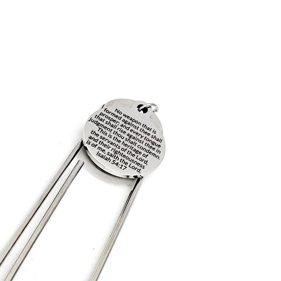 Scripture Gifts, No Weapon Formed Against Me Shall Prosper Bookmark, Isaiah 54 17 Bookmark, Bible Verse Bookmark, Scripture Quotes