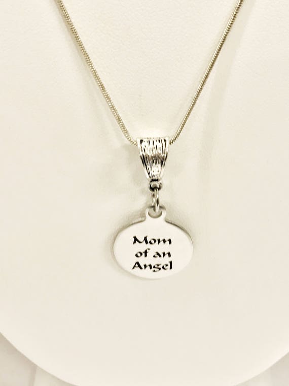 Miscarriage Memorial Necklace, Mom Of An Angel Necklace, Miscarriage Memorial Gift, Miscarriage Necklace, Child Loss Jewelry, Angel Mom Gift