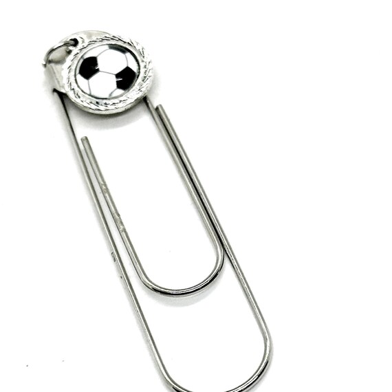 Soccer Ball Charm Bookmark, Soccer Player Gift, Making The Team, Student Athlete, My Favorite Player, Team Moms, Wife Gift, Reader Gift