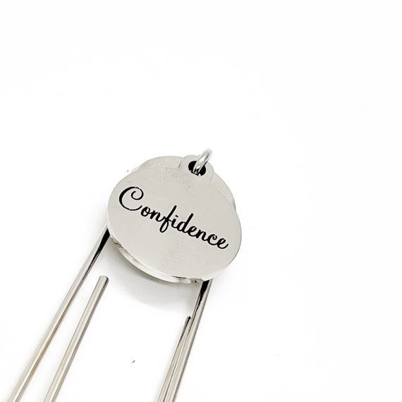 Planner Clip, Planner Bookmark, Confidence Bookmark, Encouragement Gift, Planner Accessories, Paper Clip Charm, Planner Charm, Gift For Her