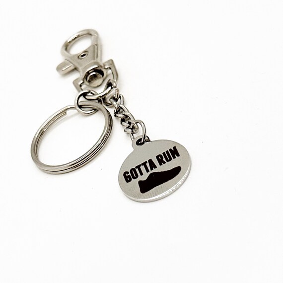 Runner Gift, Gotta Run Charm Keychain, Runner Keychain, Marathon Runner, Love To Run, Running Gifts, Gift For Her, Running Partner