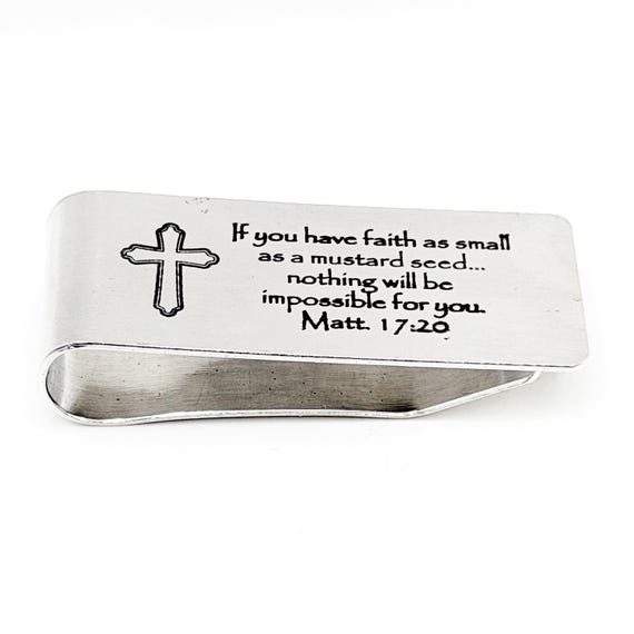 Mustard Seed Faith Car Visor Clip