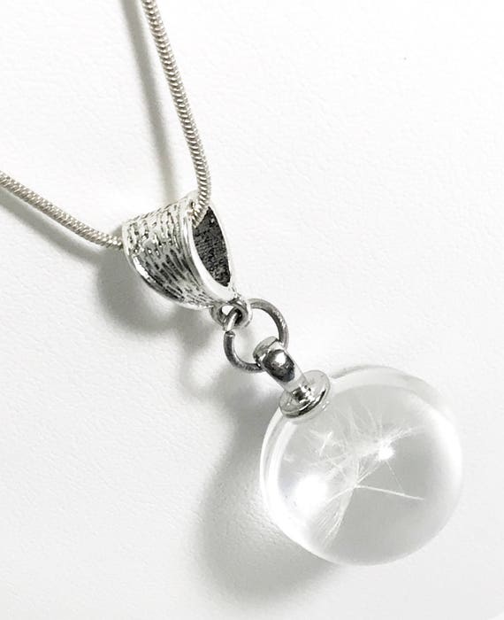 Dandelion Wish Necklace, Dandelion Seed Necklace, Make.A Wish Necklace, Wishes Necklace, Daughter Jewelry, Wish Jewelry Gift, Wife Gift