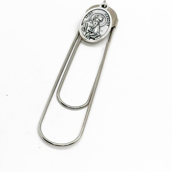Patron Saint Gifts, Saint Gerome Charm Bookmark, Patron Saint Of Bible Scholars, Catholic Saints, Librarians, School Children, Students