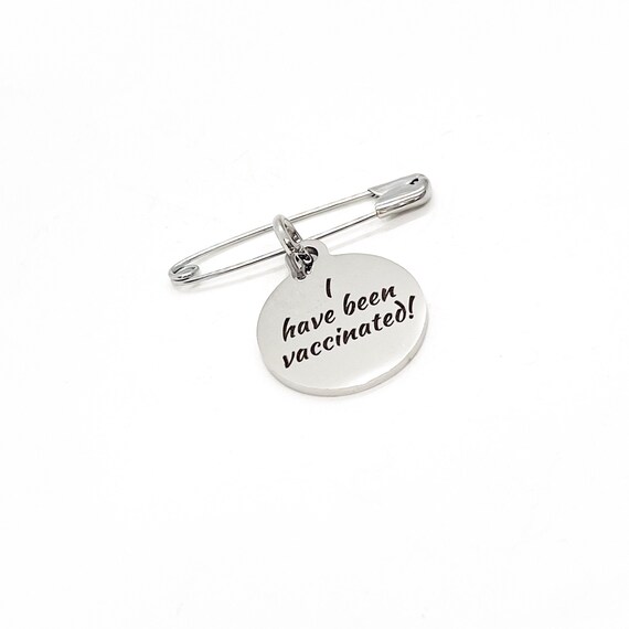 Vaccinated Pin, I Have Been Vaccinated Pin, COVID Vaccination, Vaccine Notice, Medical Awareness Pin, Vaccine Pin, Vaccination Notice