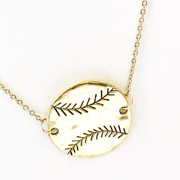 Baseball Necklace for Women Etsy