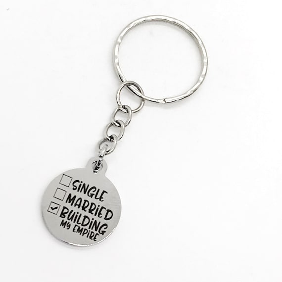 Keychain Gift, Building My Empire Keychain, Encouragement Gift, Motivational Gift, Make It Happen, Entrepreneur Gift, Direct Sales Team Gift