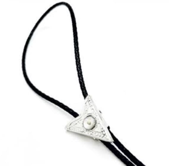 Black Mustard Seed Bolo Tie, Black Cord Bola Tie Gift For Him, Southwestern Style, Pastor Gift, Gift For Dad, Believer Gift, Christian Faith