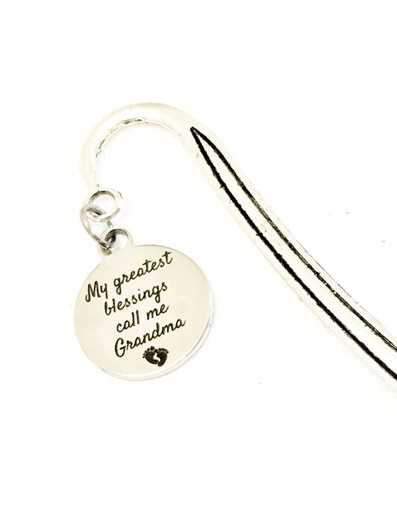 Grandma Gifts, My Greatest Blessings Call Me Grandma Bookmark, Planner Accessories, Grandma Bookmark Gift, Gift For Grandmother, Grandmama