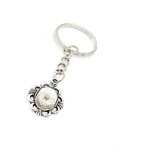 Mustard Seed Keychain, Mustard Seed Faith Gift, Mustard Seed Charm, Keychain Gift, Faith Keychain, Matthew 17 20 Keychain