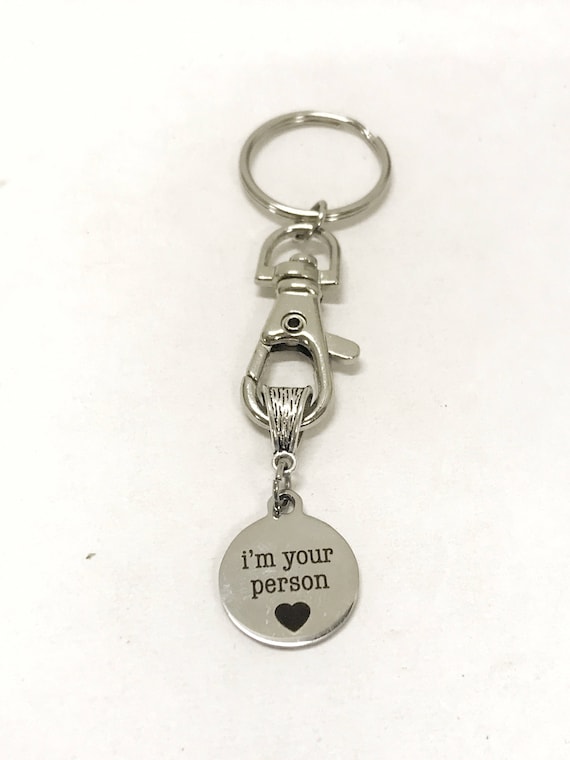 Best Friend Gift, I'm Your Person Keychain, I'm Your Person Gift, Girlfriend Valentine, Wife Valentine, Best Friend Valentine, Best Friend