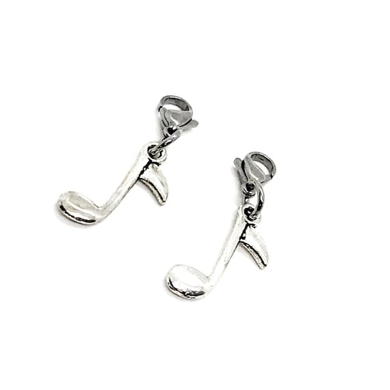 Clip On Charm, Mask Chain Charms, Music Note Charms, Band Member Gift, Musician Gifts, Music Lover Gifts, Single Charm or Set