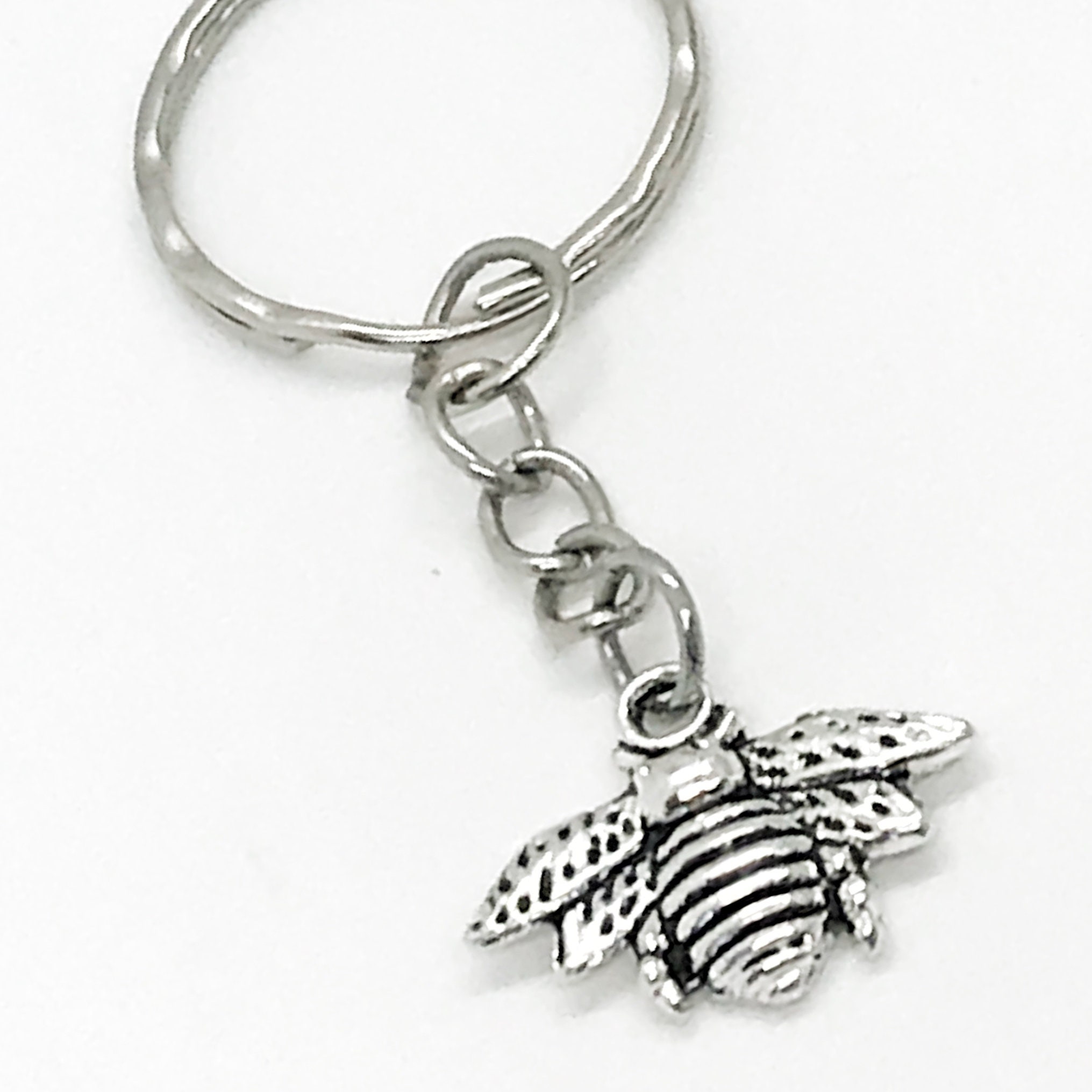Bee Keychain Bee Gift Bee Lover Gift Keychain Gift Etsy