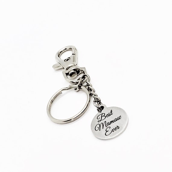 Grandmother Gift, Best Mamaw Ever Keychain, Grandmother Names, Mamaw Gift, Mamaw Keychain, Pregnancy Announcement, Gift For Mamaw
