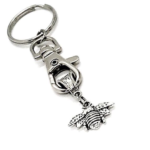 Keychain Gift, Bee Keychain, Bee Charm Gift, Entrepreneur Gift, Direct Sales Team Gifts, Motivation Gift, Encouraging Gift, Dream Big Gift