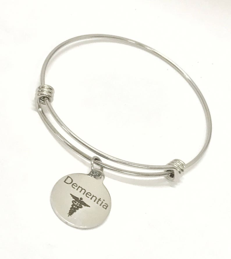 Dementia ID Bracelet Dementia Charm Bracelet Dementia Etsy UK