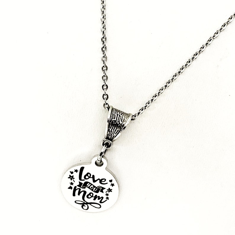 Gift From Kids New Mom Gift Mom Jewelry New Mother Gift Wife Gift Mom Gift Mom Birthday Love You Mom Necklace Gift For Mom