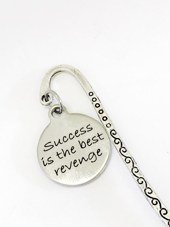 Motivating Gifts, Success Is The Best Revenge Bookmark, Motivating Bookmark, Encouraging Gift, Encouraging Success, Direct Sales Team Gifts