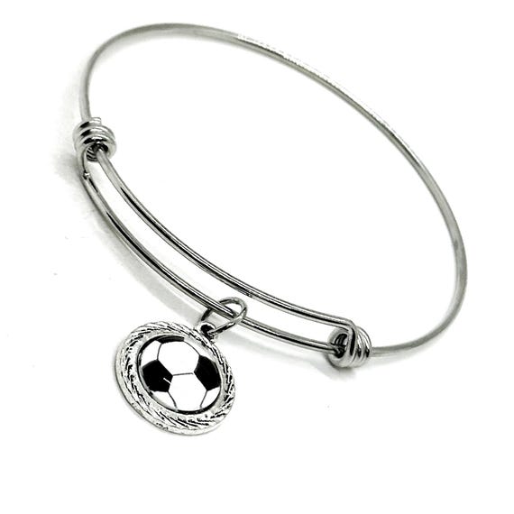 Soccer Charm Bracelet, Soccer Player Mom Gift,  Soccer Girlfriend, Gift For Her, Wife Gift, Team Mom, Coach’s Wife, Jewelry Gifts