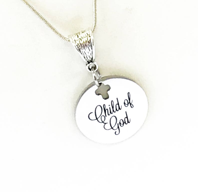 Christian Jewelry Gift Child of God Necklace Religious Etsy