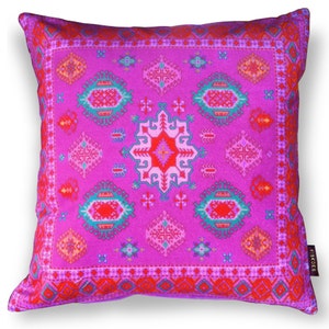 Sofa pillow purple velvet cushion cover CLOVER