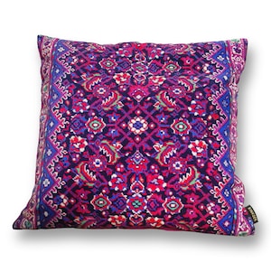 Sofa pillow purple velvet cushion cover LAVENDER