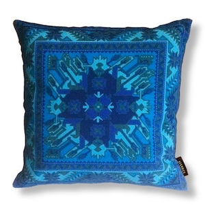 Sofa pillow blue velvet cushion cover ROYAL BLUE