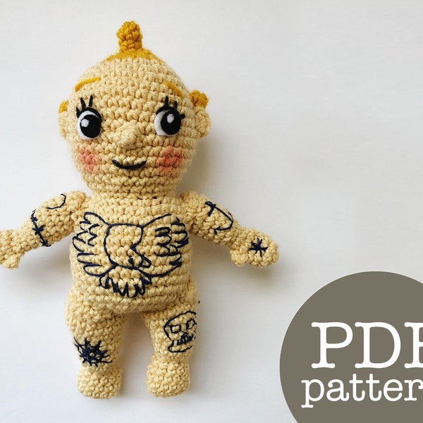 Kewpie Doll PDF Crochet Pattern