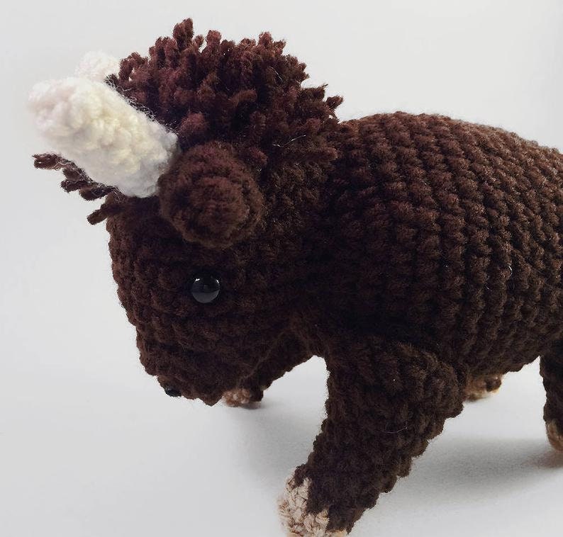 Buffalo Plush PDF Crochet Pattern Etsy UK
