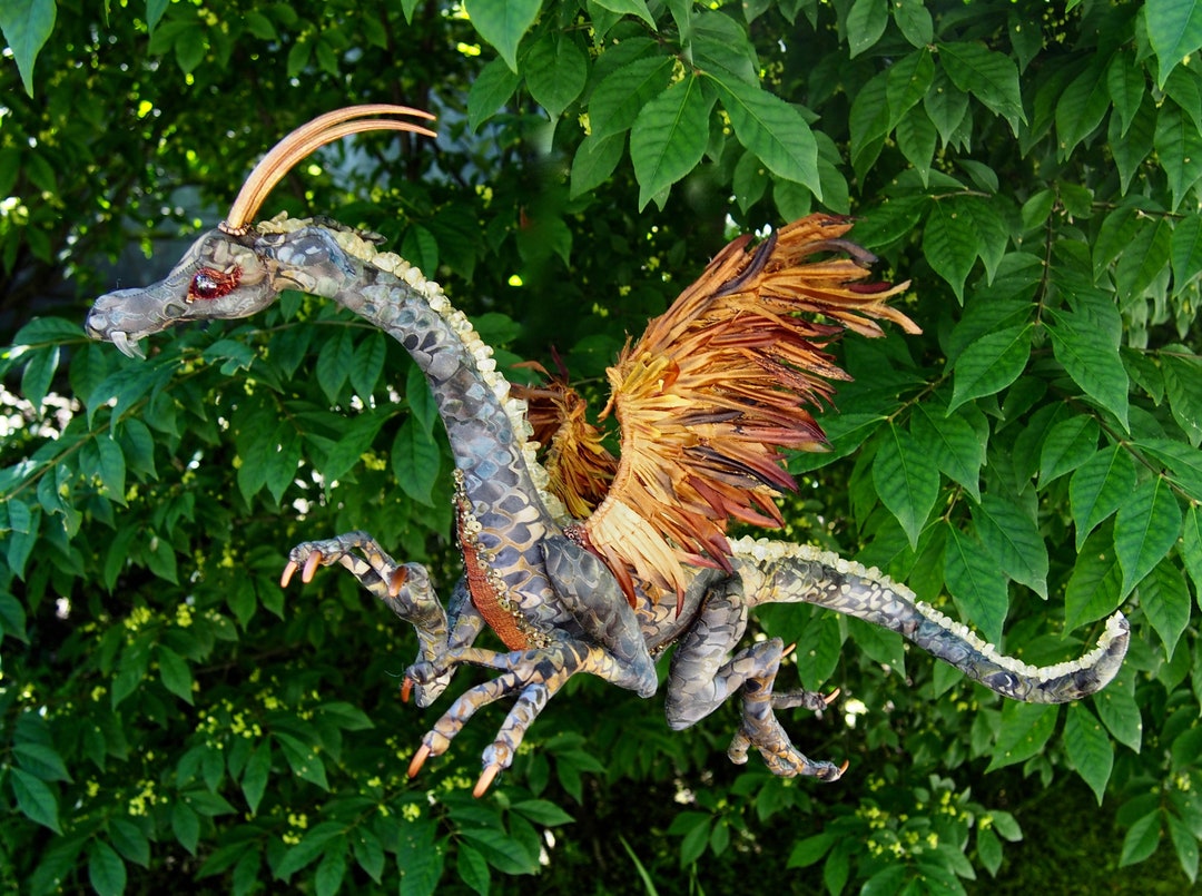 Feather Dragon Paper Pattern - Etsy