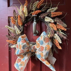 Burlap Pumpkin Bow