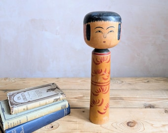 Vintage Japanse Kokeshi-pop C1950 groter formaat