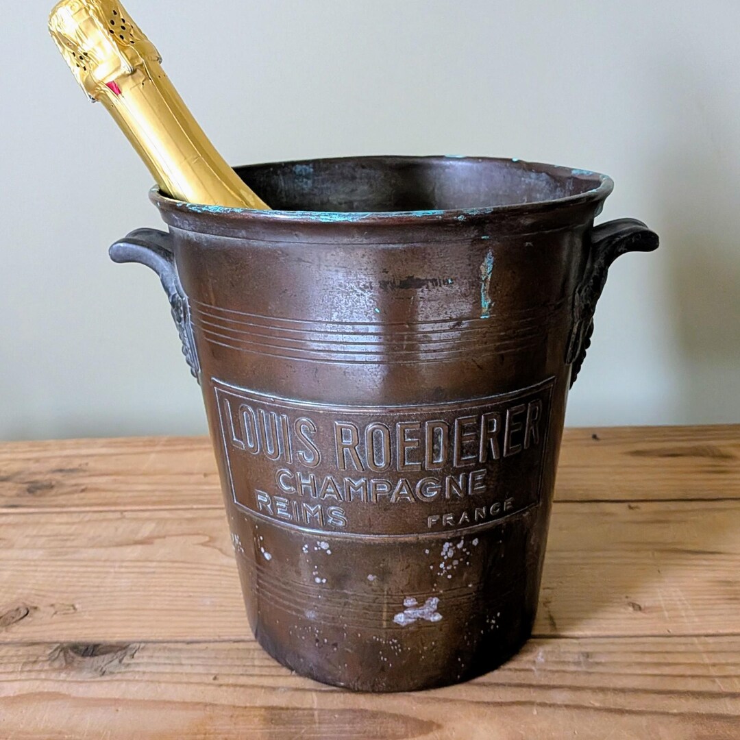 Vintge Mid-Century Louis Roederer Chmpgne Cooler / Bucket, Hermès