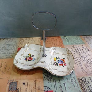 Midwinter &#39;Princess&#39; Jam Dish or Bon Bon Dish with handle Mid century Afternoon Tea Preserve Dish