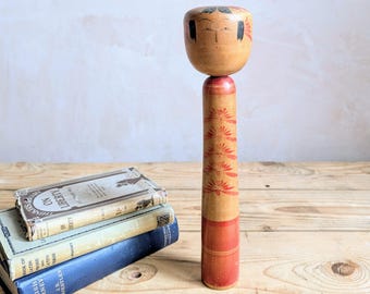 Vintage Japanse Kokeshi-pop C 1950