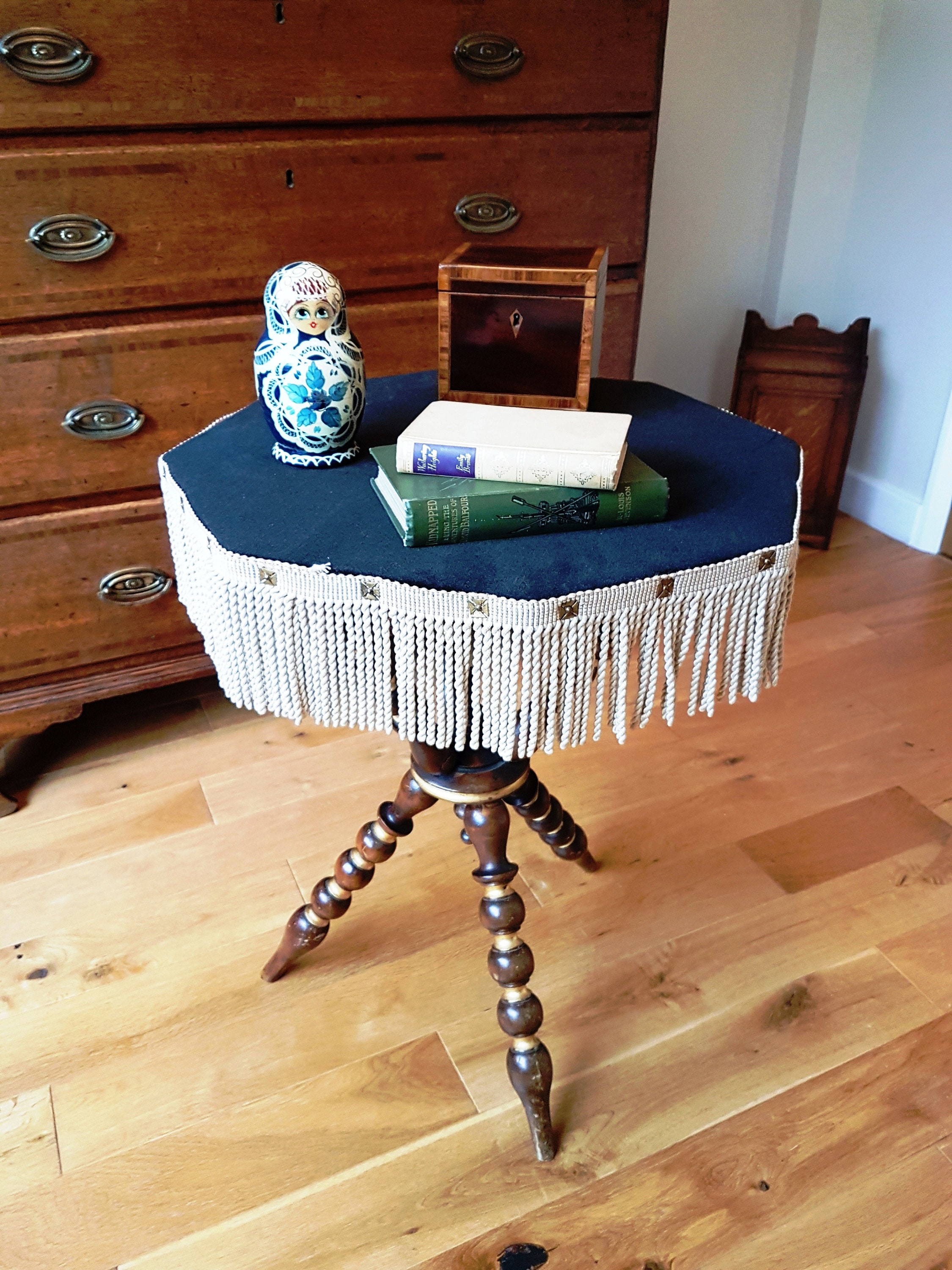 Antique Gypsy Table Early C20 Gypsy Table With Original Etsy UK