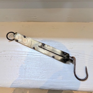 Antique Spring Balance Salter&#39;s Improved No.2 Warranted &quot;  Brass scales C1900