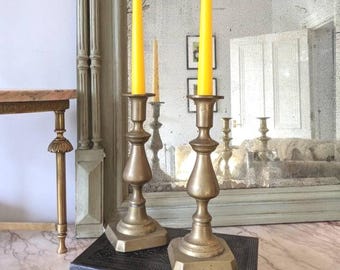 20インチ真鍮製キャンドルスタンド（大）ペア - Etsy 日本
