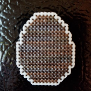 Handmade Cross Stitched Easter Egg Refrigerator Magnet - Multiple Color Options