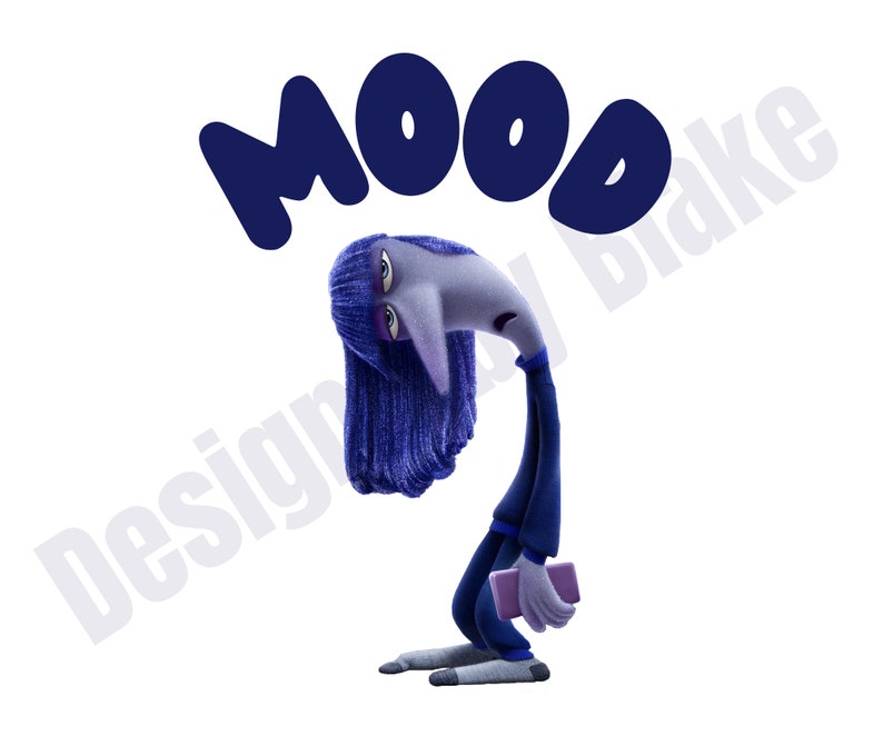 Ennui Mood Inside Out 2 SVG & PNG - Etsy