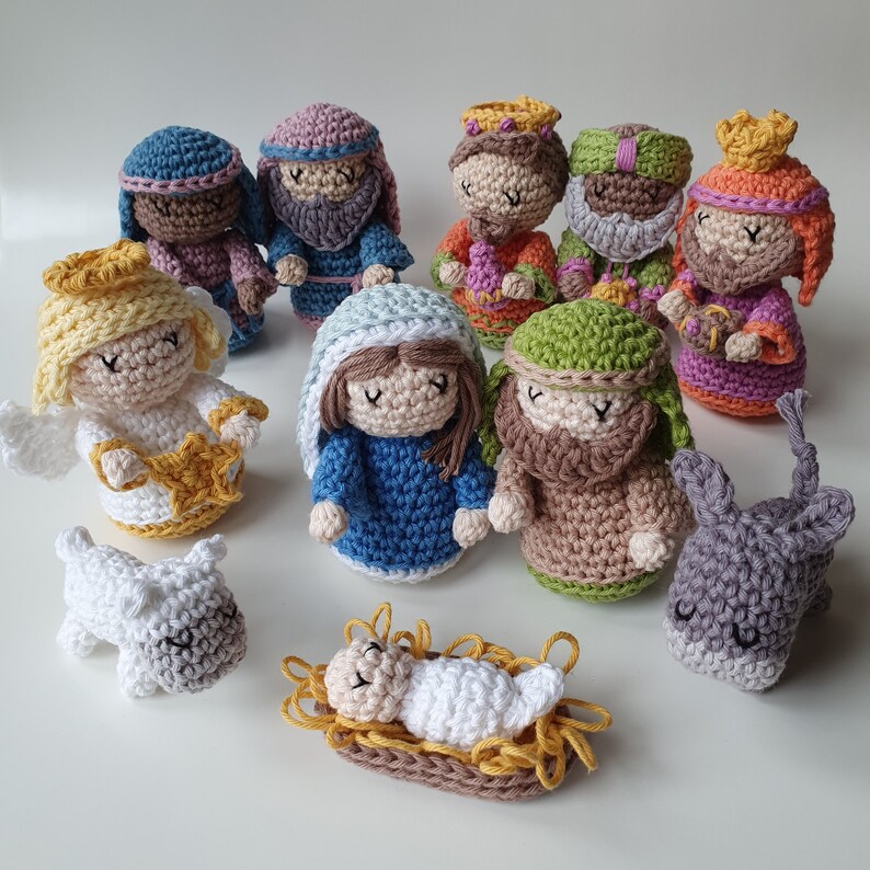 Amigurumi Nativity Set PDF Crochet Pattern Crochet Etsy