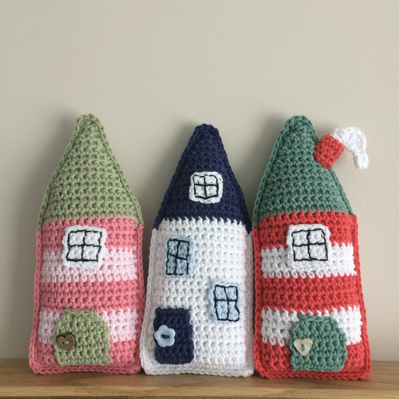Little Folk House PDF Crochet Pattern Crochet House Crochet Home image 2